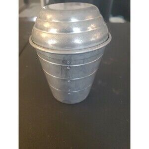 Mirro Vintage Aluminum Measuring Cup Shaker With Lid 1 Cup 2623M